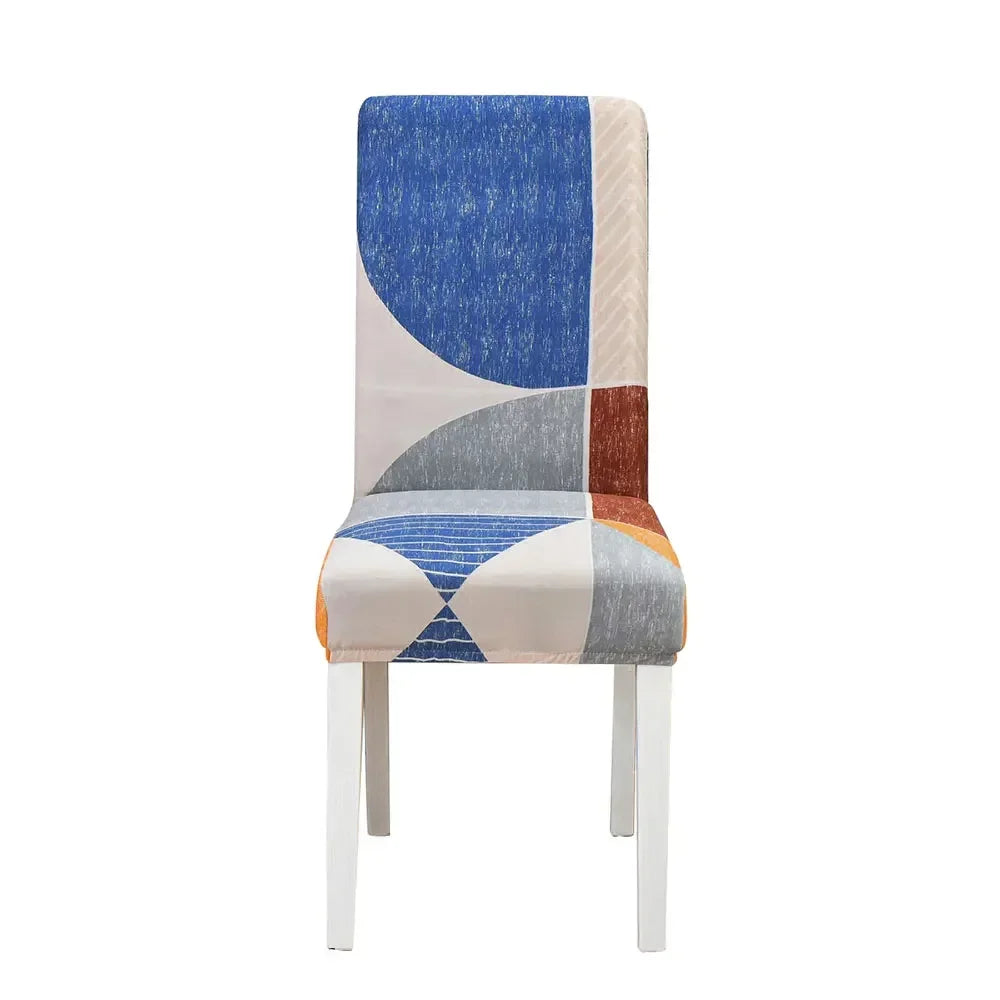 Afralia™ Geometric Stretch Chair Cover Slipcovers | Elastic Seat Case