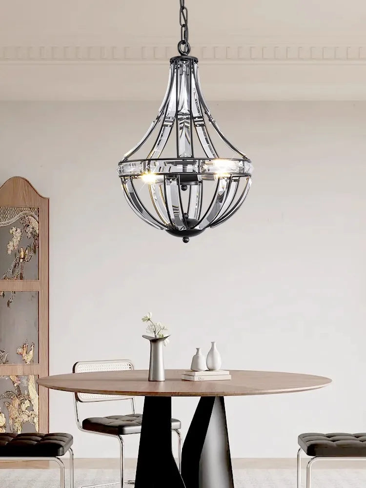 Afralia™ Bronze Black Chrome Gold Globe LED Chandelier for Living Room