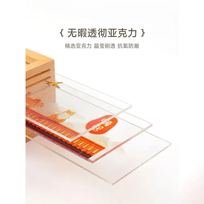 Afralia™ Chinese Wind Lamp Tabletop Painting Creative Night Light Bedroom Decor