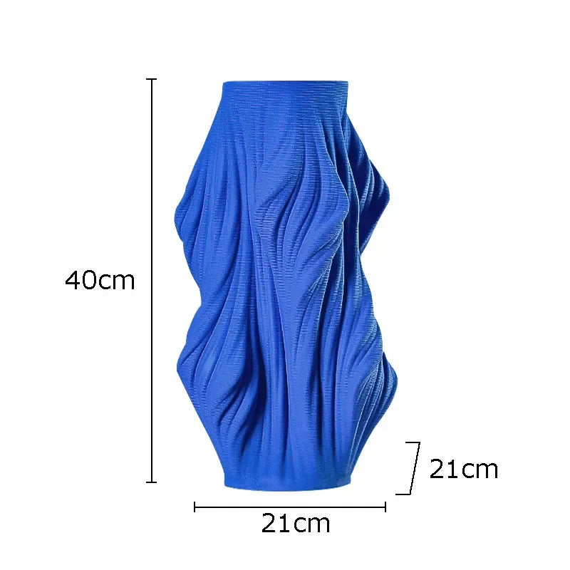 Afralia™ Ceramic Vase with Artificial Flowers for Desk Decoration and Room Aesthetics