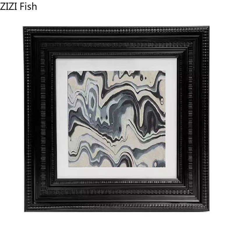 Afralia™ Abstract Modern Wall Art Hanging Decor Irregular Lines Relief Picture