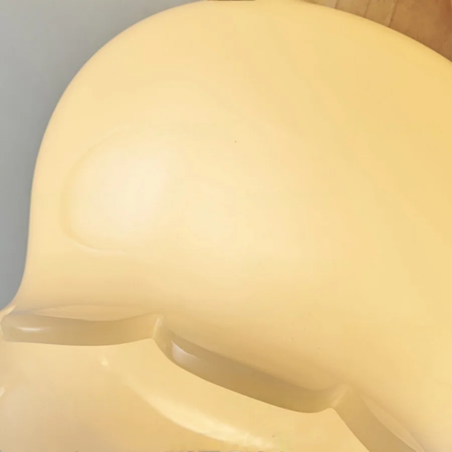 Afralia™ Wood LED Ceiling Light Milk Yellow Resin Plafond Lamp Modern Nordic Decor