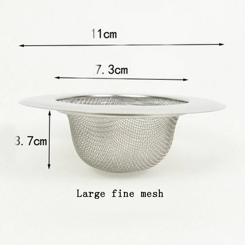 Afralia™ Stainless Steel Sink Drain Filter Screen for Kitchen and Bathroom Drainage