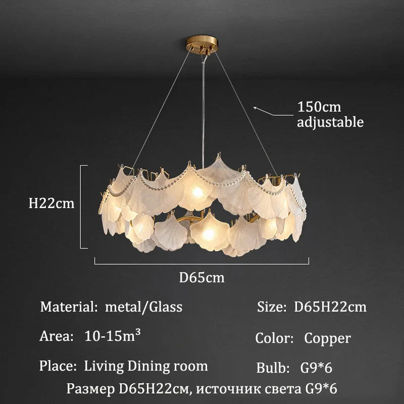 Afralia™ LED Ceiling Chandelier Light Hanging Lamp for Living Room Home Decor