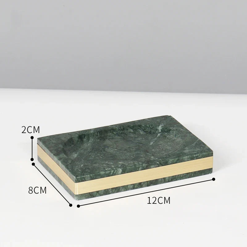 Afralia™ Luxury Gold Marble Bathroom Set with Accessories