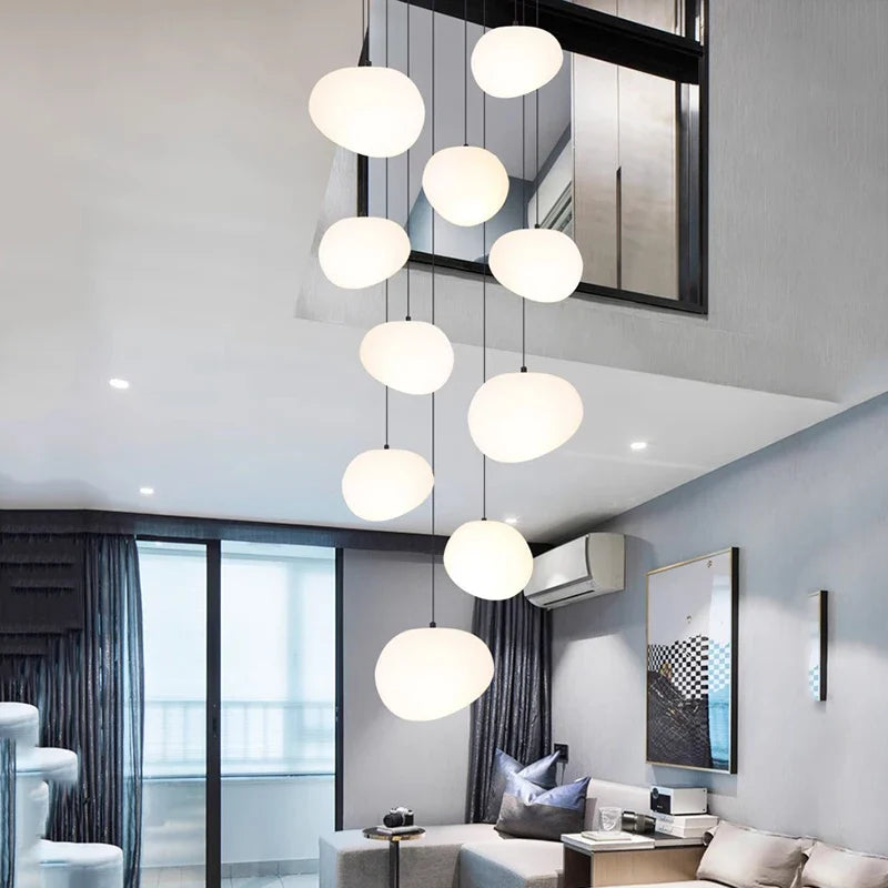 Afralia™ Nordic Dining Room Pendant Light Chandelier for Indoor Living Room Decor