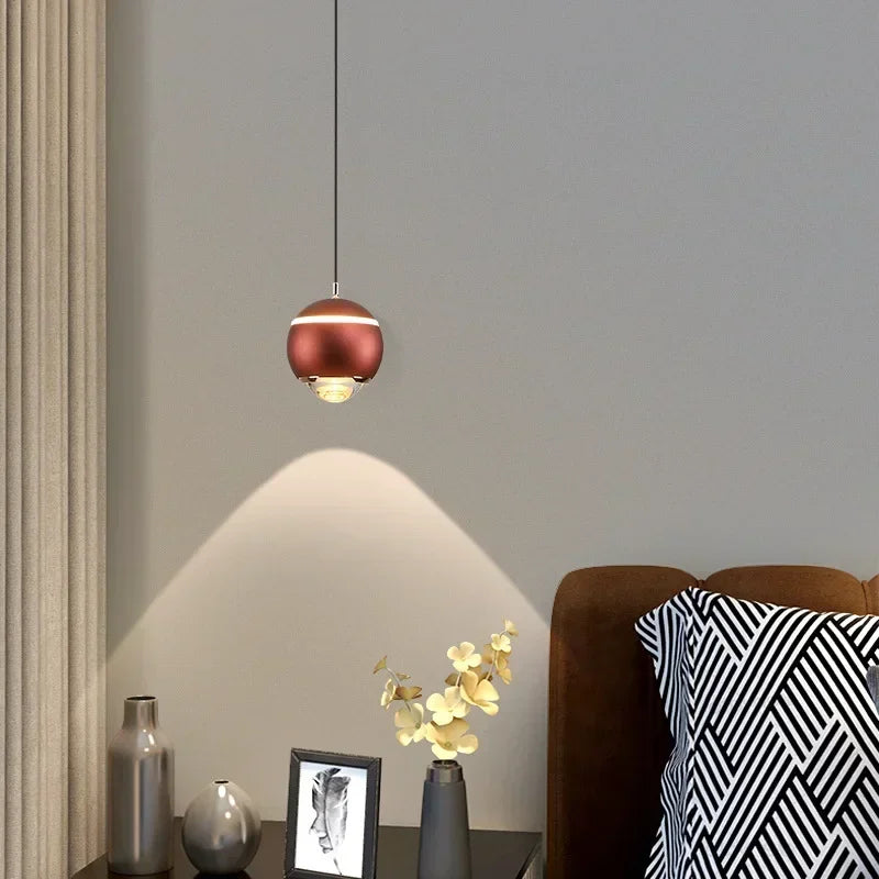 Afralia™ LED Bedside Pendant Light for Minimalist Home Decor