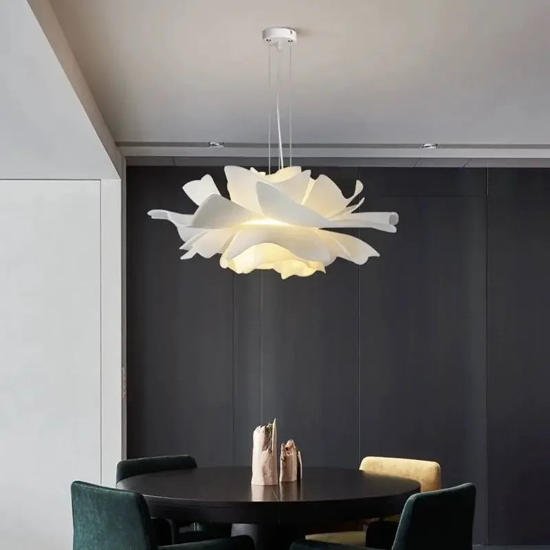 Afralia™ Scandinavia Flower Acrylic Pendant Chandelier for Kitchen Living Room