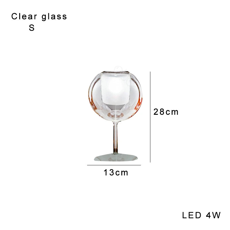 Afralia™ Gold Chrome Glass Table Decor Lamp for Luxury Living Room, Villa, Store, Cafe