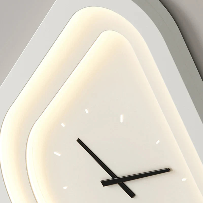 Afralia™ White Green Wall Light Clock Metal Bedroom Sconce Children's Gifts