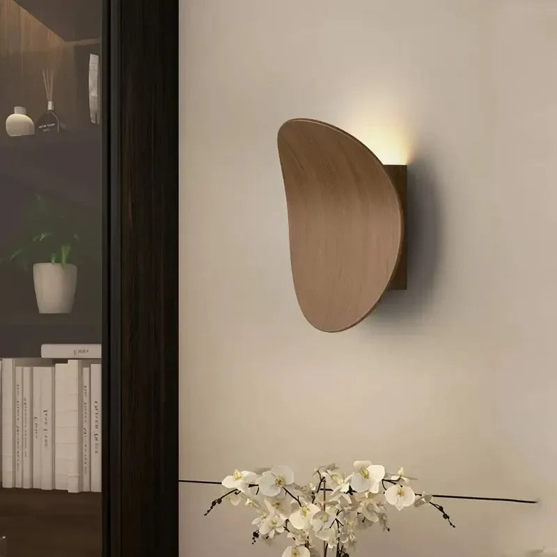 Afralia™ LED Round Wall Lamp for Bedroom Living Room Office Decoration Lighting