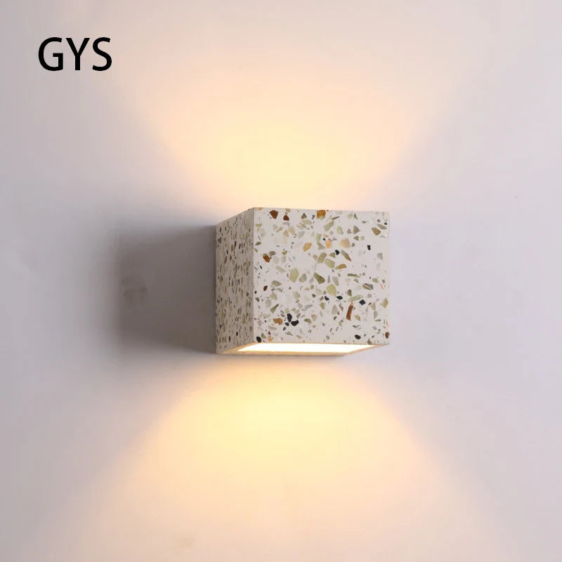 Afralia™ Square LED Outdoor Wall Lamp Waterproof Industrial Garden Light