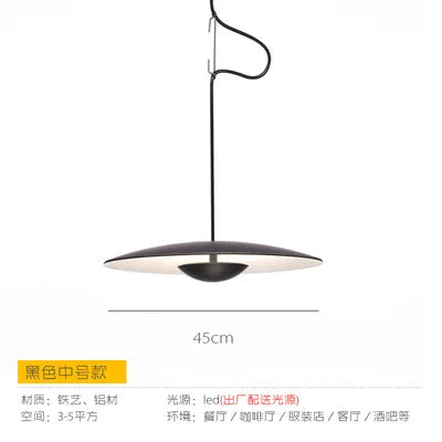 Afralia™ Modern LED Round Pendant Light for Kitchen Dining Bedroom Chandeliers