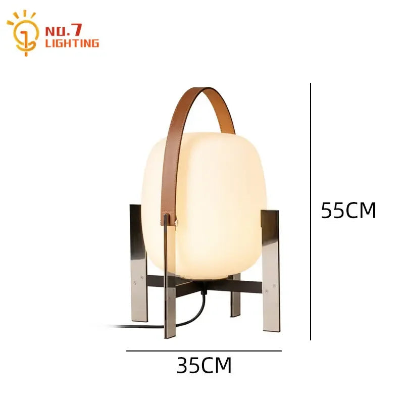 Afralia™ Designer Metal Glass Art Table Lamp LED E27 Modern Light Fixtures for Home or Office