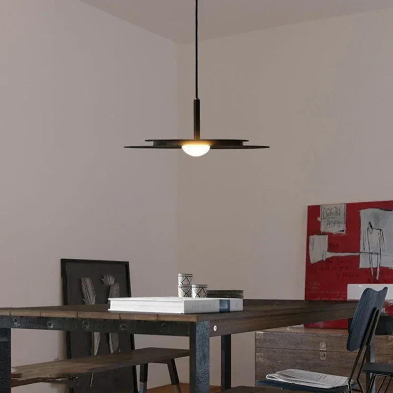 Afralia™ Flying Saucer LED Chandelier: Nordic Modern Kitchen Bedroom Decorative Lighting Lamp
