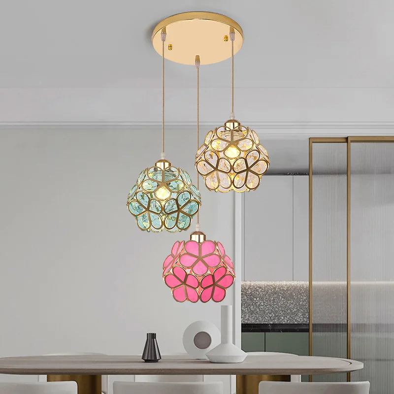 Afralia™ Petal LED Pendant Light for Dining Room and Aisle