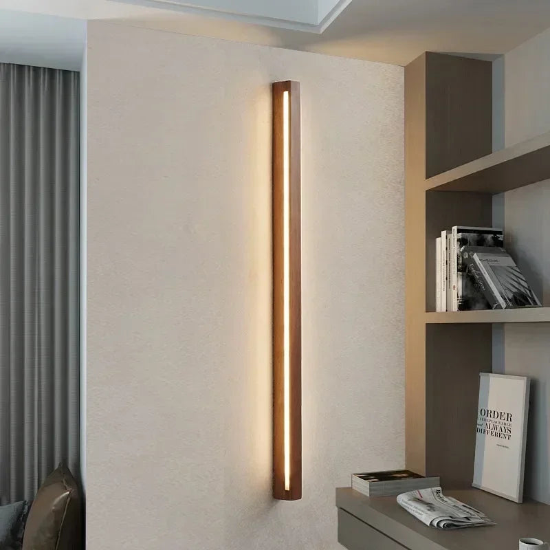 Afralia™ LED Long Strip Wall Lamp: Modern Minimalist Indoor Lighting Fixture