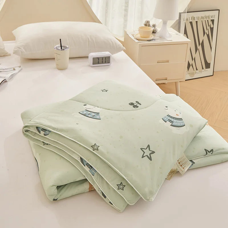 Afralia™ Summer Chill Quilt: Soft, Silky & Breathable Cooling Comforter