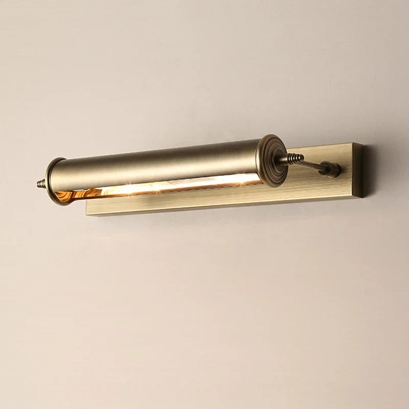 Afralia™ Bronze Bathroom Wall Lamp with Replaceable E14 Bulb for Mirror Headlight