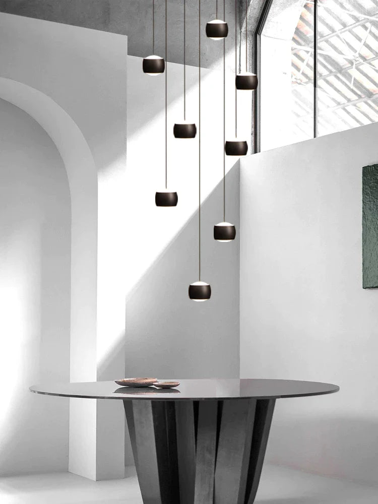 Afralia™ Spherical Nordic Chandelier: Modern Indoor Lighting for Home Decoration