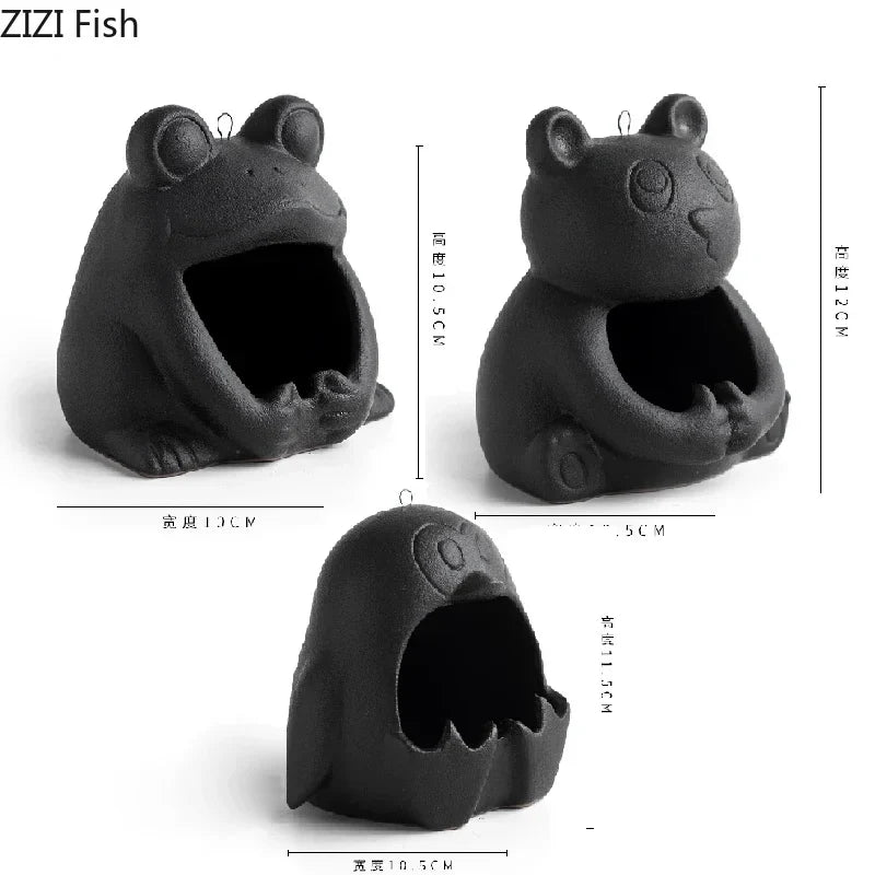 Afralia™ Cute Cartoon Animal Ashtray for Home Decor & Car, Gift for Boyfriend