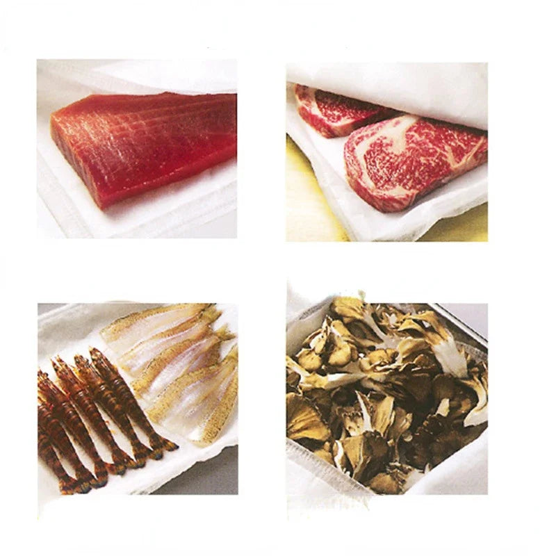 Afralia™ Kitchen Absorbent Pads for Meat, Fish, Poultry, Produce - 100pcs