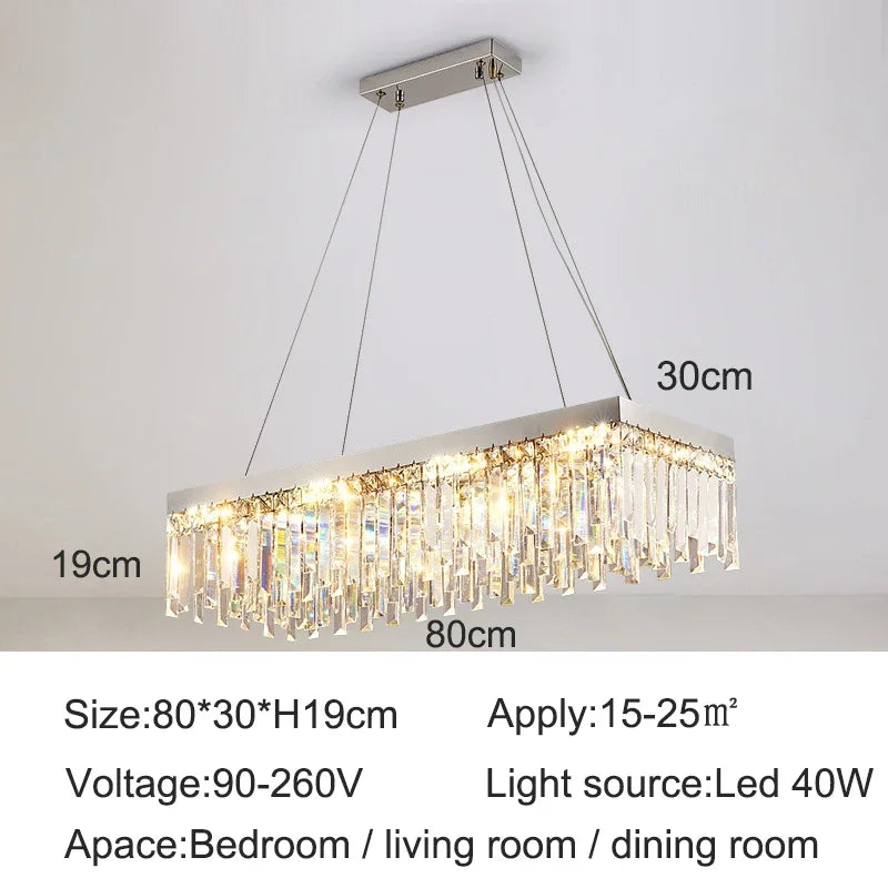 Afralia™ Modern Crystal Ceiling Chandelier - Stylish Round Art Lighting Fixture for Luxe Living Room