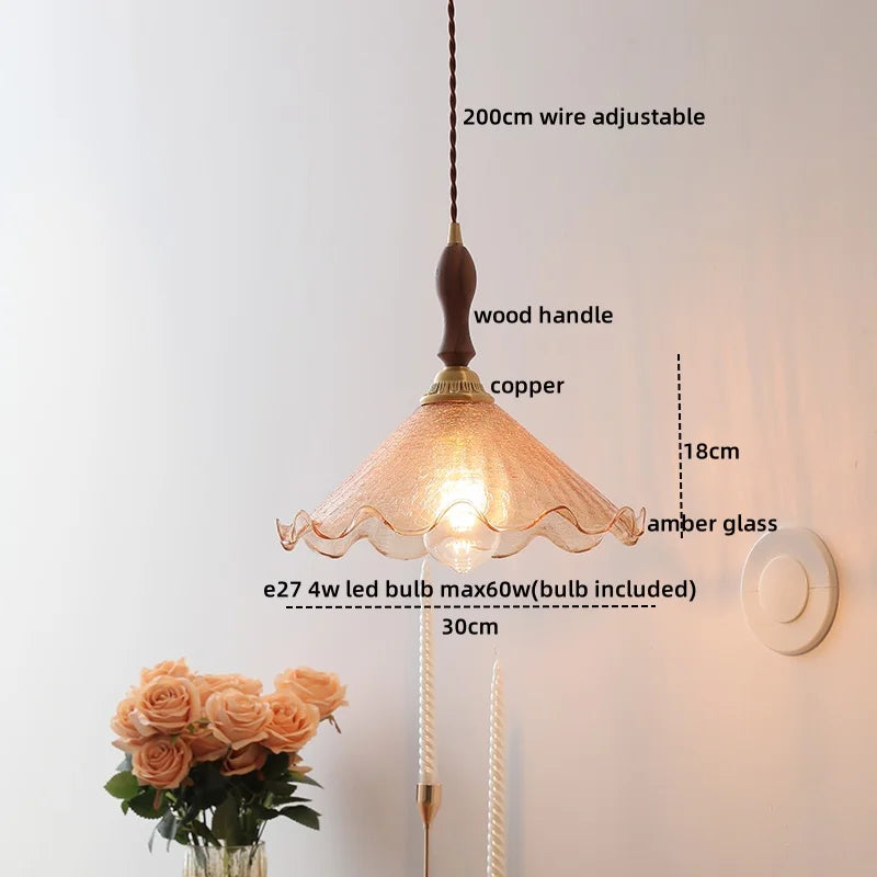 Afralia™ Ceramic Copper LED Pendant Lamp for Dining Living Room - Nordic Modern Design