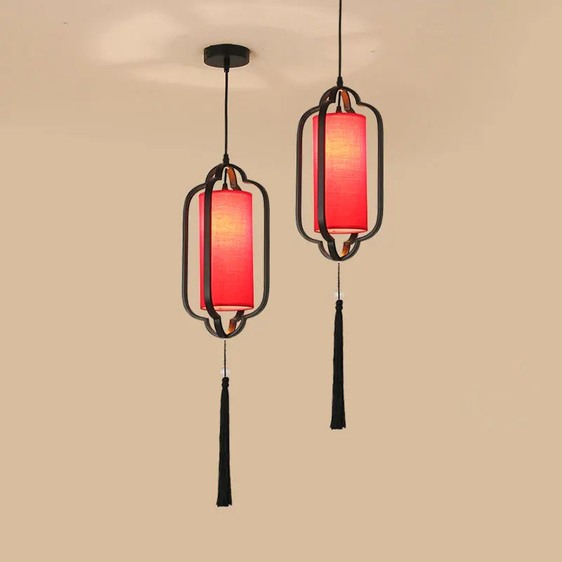 Afralia™ Chinoiserie Retro Chandelier: Study Bedroom Dining Room Industrial Lighting