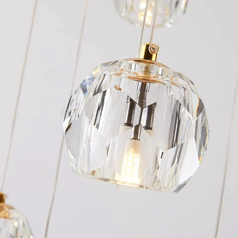 Afralia™ Modern Chandelier Pendant Lamp for Bedroom Ceiling, Smart LED Interior Lighting