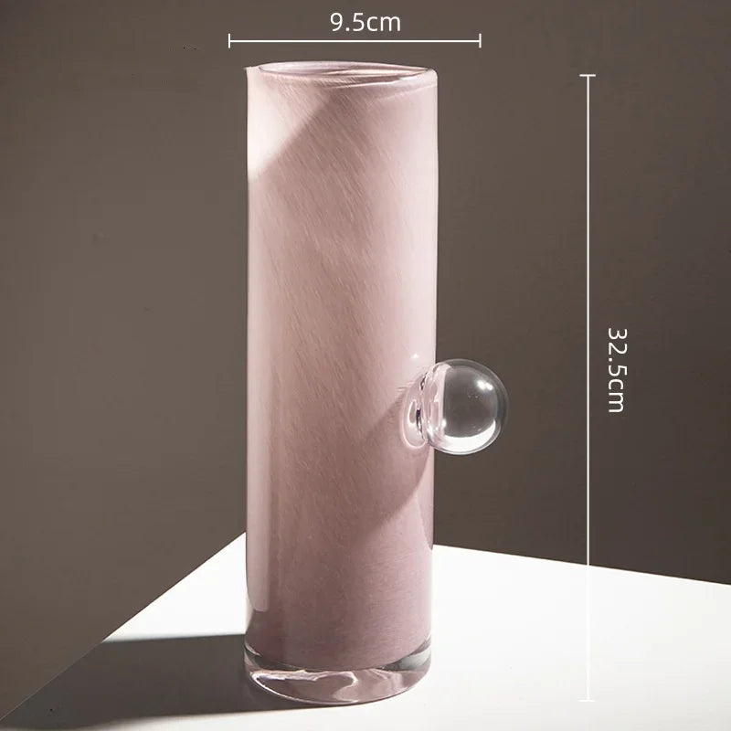 Afralia™ Glass Vase Geometric Sphere Fruit Bowl Storage Container for Flowers and Accessories