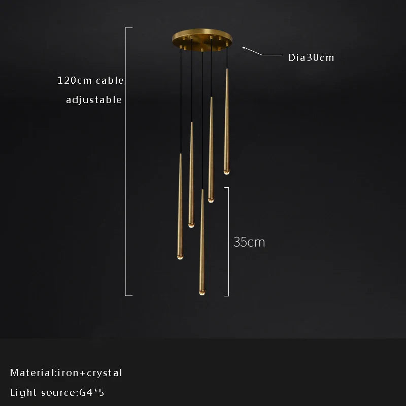 Afralia™ Modern Black Crystal Pendant Lights Dining Room Decor Fixture Luxe Design