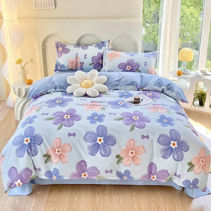 Afralia™ Cotton Printed Bedding Set for Sweet Cozy Sleep