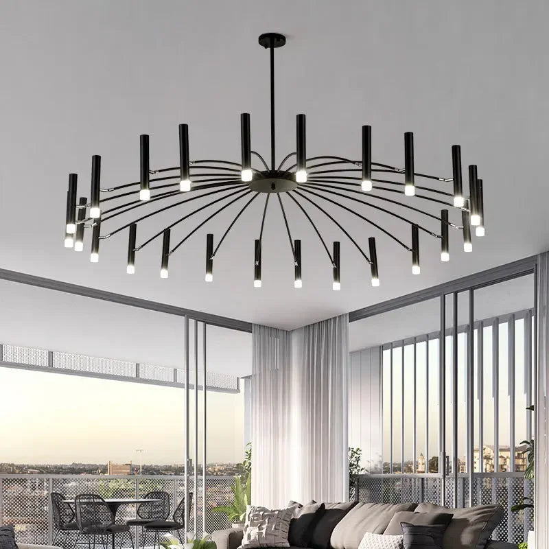 Afralia™ Modern Nordic LED Chandelier for Living Room Bedroom Decoration