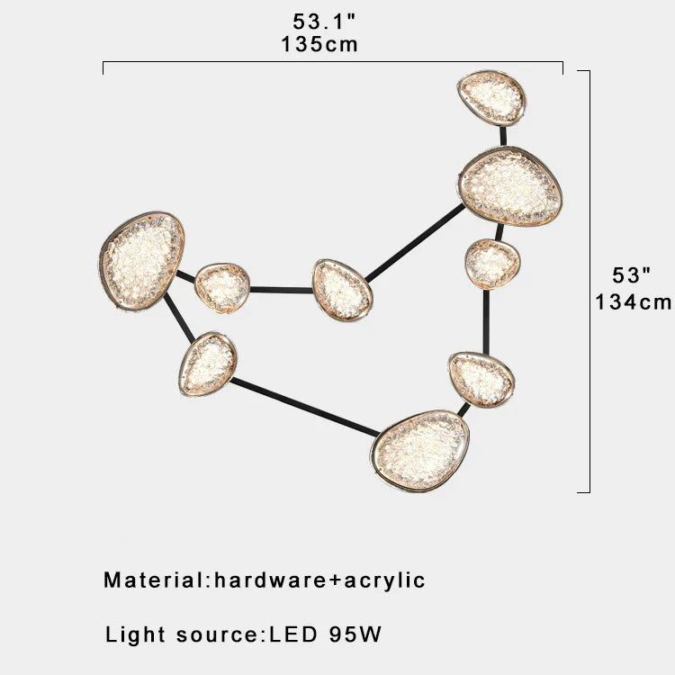 Afralia™ Modern Luxury Wall/Ceiling Large Decoration Lights