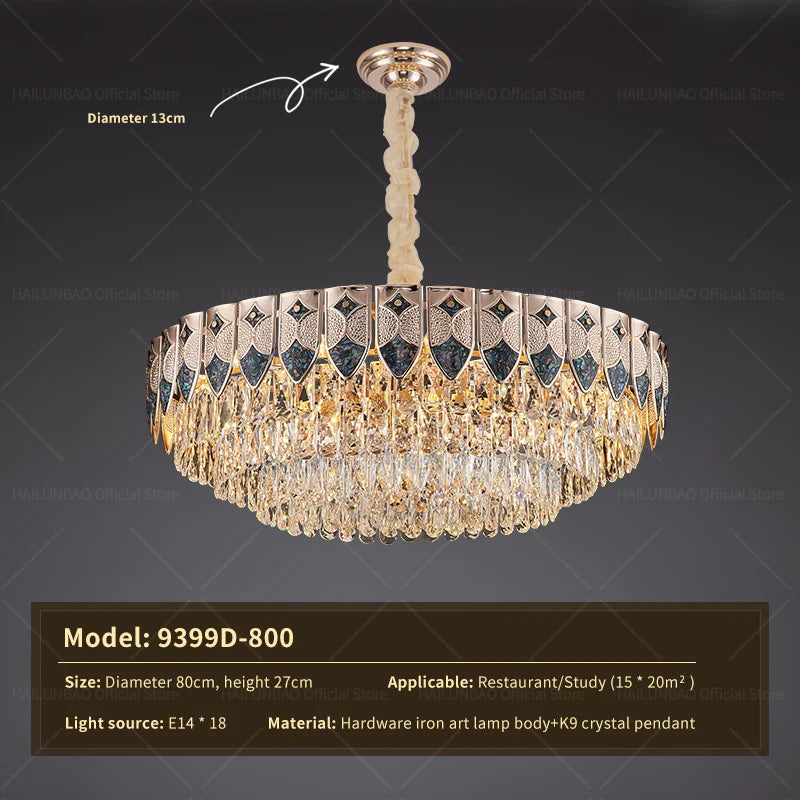Afralia™ Crystal Chandelier: Modern Luxury for Living Room, Bedroom, Dining Room