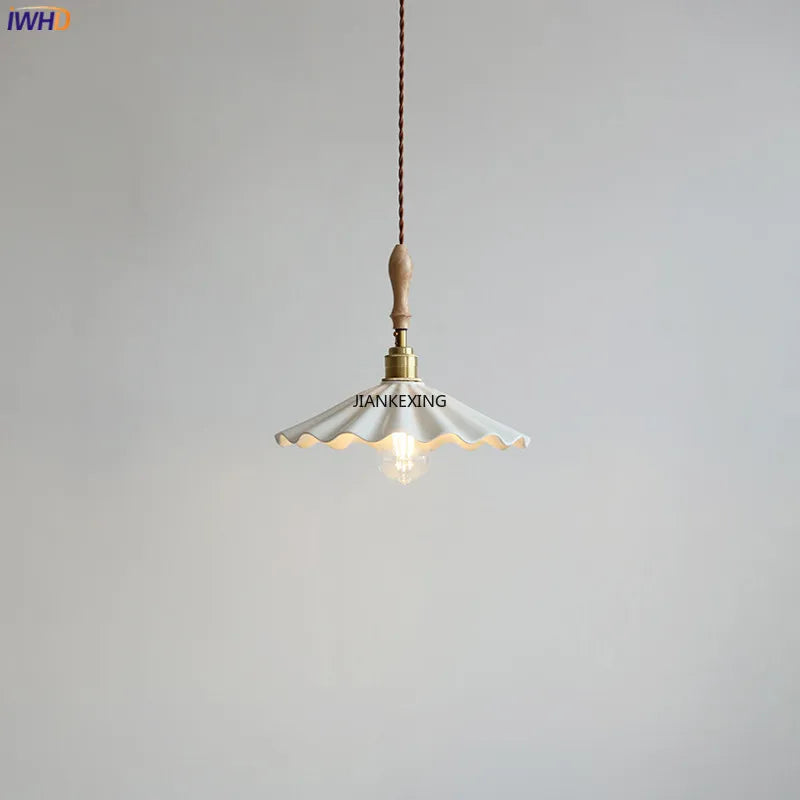 Afralia™ Ceramic LED Pendant Lights: Elegant Home Decor for Living, Dining, and Bedroom