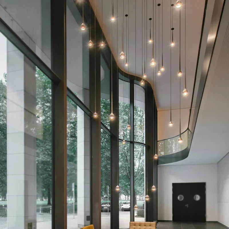 Afralia™ Nordic Chandelier for Dining Room and Living Room, Designer LED Ceiling Lamp