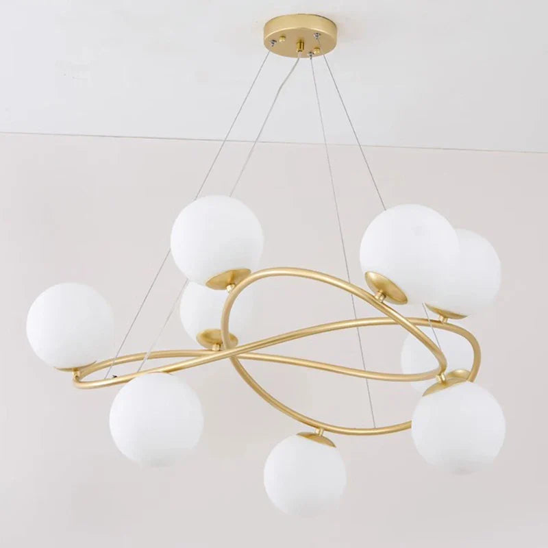 Afralia™ Modern LED Pendant Light Chandeliers for Living Room Dining Room Indoor Lighting