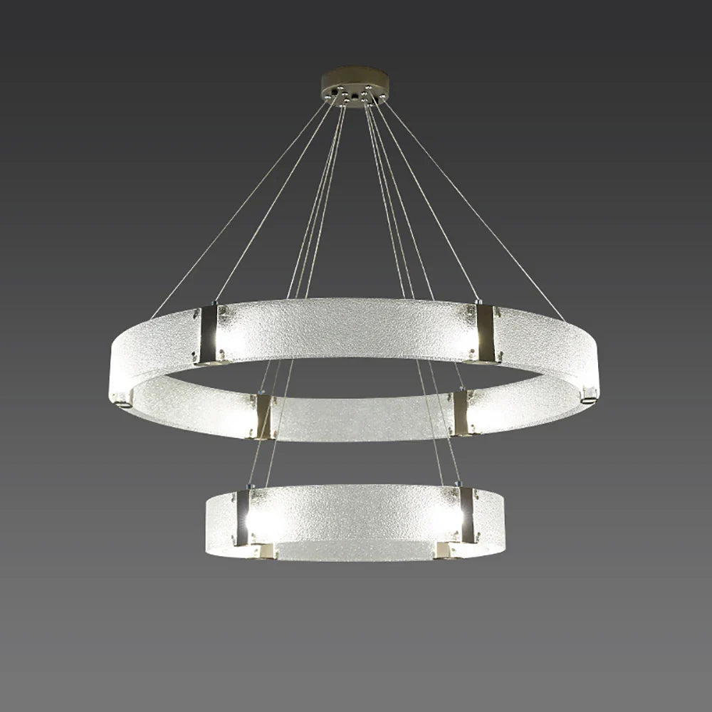 Afralia™ Gold LED Chandelier for Luxe Living Room Lighting