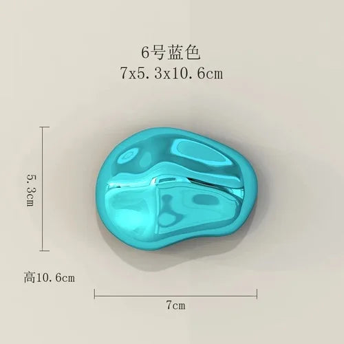 Afralia™ 3D Gold Stone Wall Hanging Ornaments for Stylish Room Decor