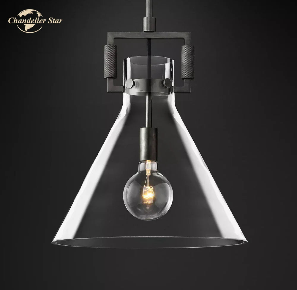 Afralia™ Glass Pendant Chandeliers Modern LED Hanging Lights for Living Room & Dining Room