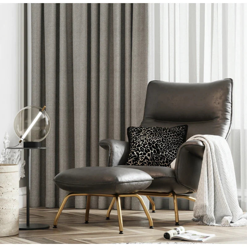 Afralia™ Gold Zebra Pattern Jacquard Pillow Cover - Modern Luxury Decor