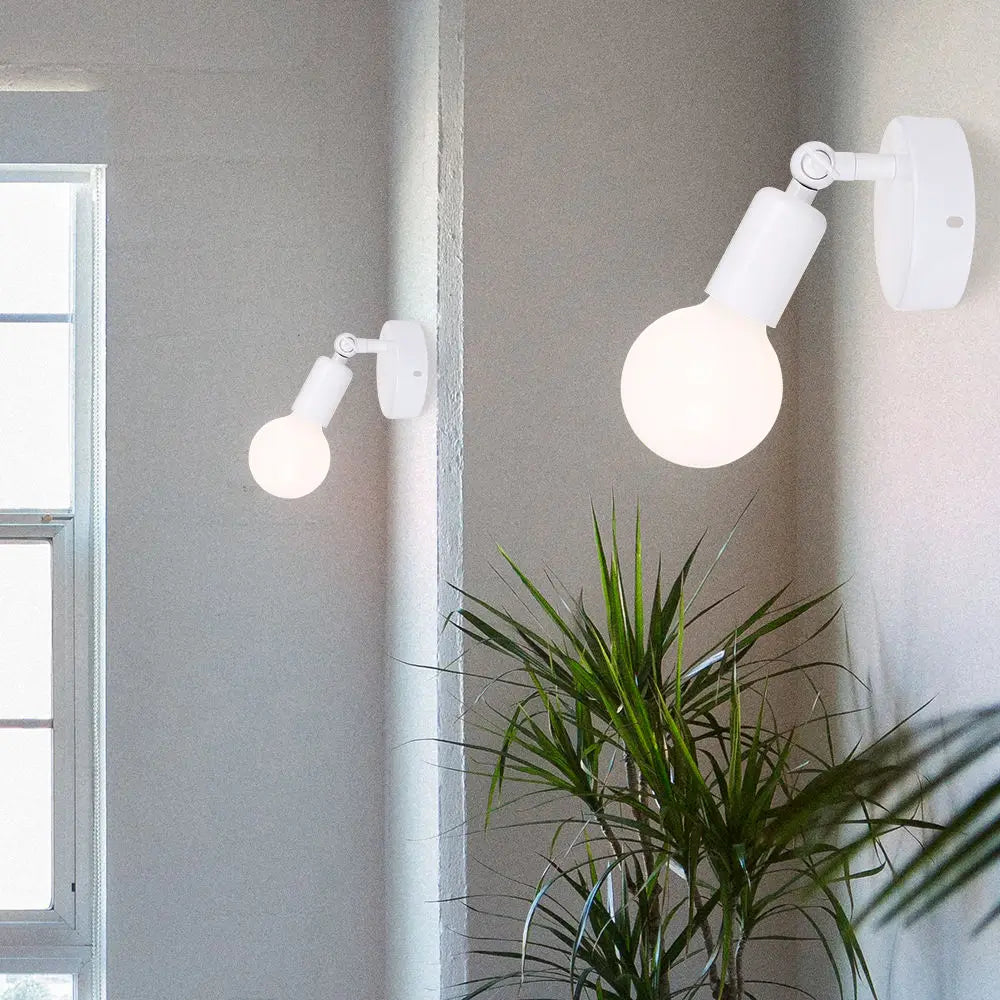 Afralia™ Modern LED E27 Wall Light Flexible Sconce Vintage Wall Lights Fixture for Bedroom