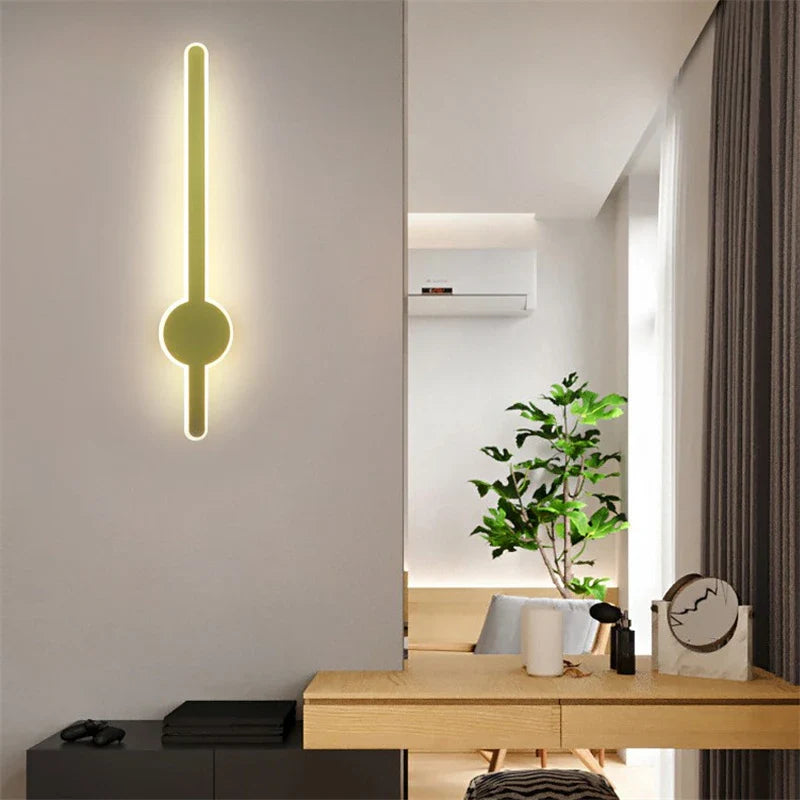 Afralia™ Nordic Long Pole Wall Sconce Lights for Living Room Bedroom Stairs Indoor Lighting