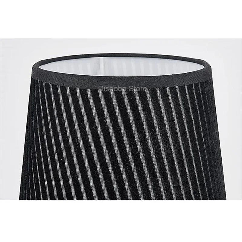 Afralia™ Modern Black and White Living Room Coffee Table Bedroom Night Lamp Design Bedside Lamps