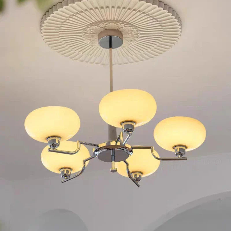 Afralia™ Bauhaus Glass Pendant Chandelier for Bedroom Living Room Dining Ceiling Lamp