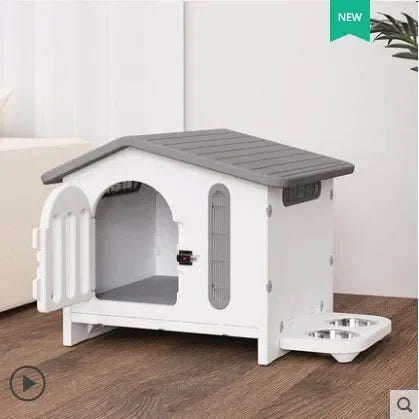 Afralia™ Breathable Four Seasons Dog House for Indoor Balcony, Patio, Living Room, or Garden