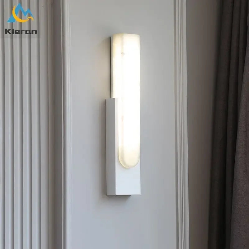 Afralia™ Cloud Stone LED Wall Light for Home Decor & Bedside Lighting