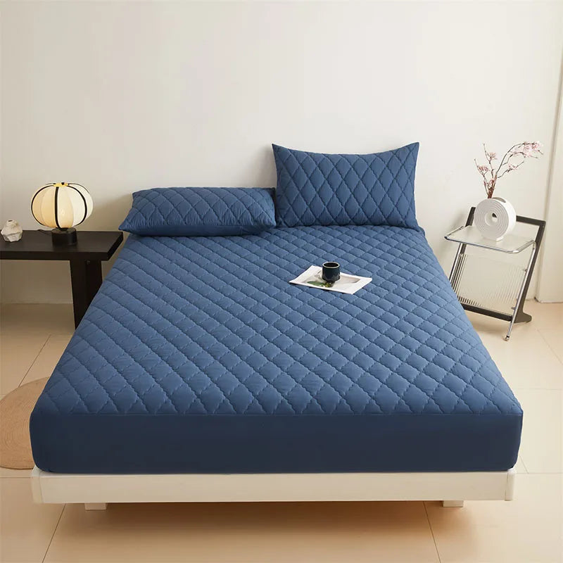 Afralia™ Waterproof Quilted Mattress Cover with Elastic Band